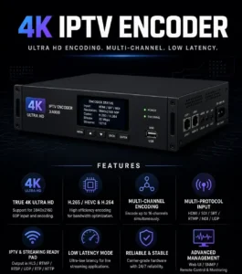 4k iptv encoder